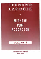 Lacroix Methode Accordéon Volume1