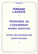 Lacroix Methode Accordéon Basse Baryton Volume2